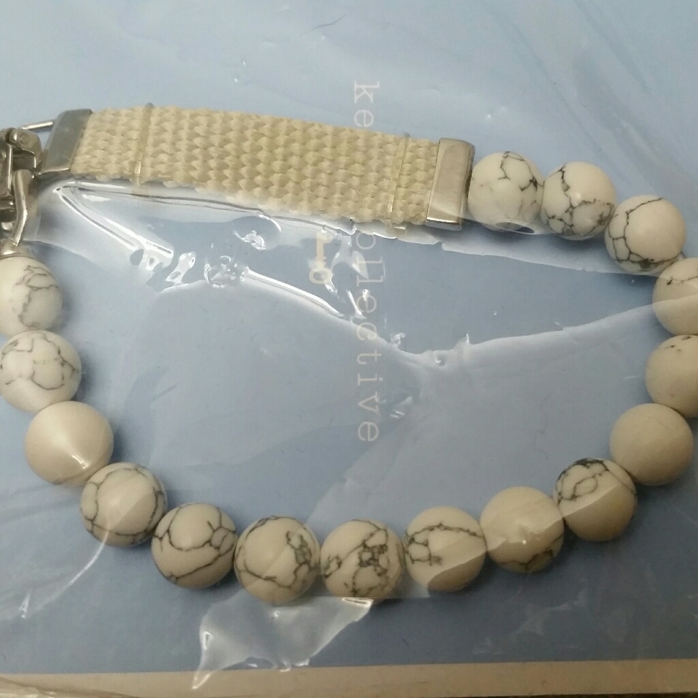 Reduced - Keep Collective Howlite Bead Bracelet